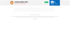 Desktop Screenshot of careeronline.info